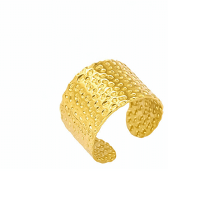 Gold Forged Ring