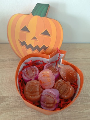 Halloween box με wax melts σε άρωμα pumpkin pie