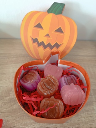 Halloween box με wax melts σε άρωμα pumpkin pie